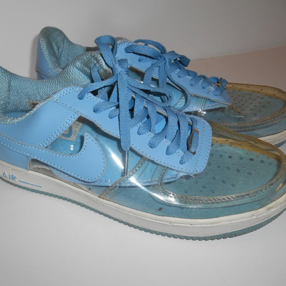 Nike Air Force 1 Low AF-1 '82 Shoes Blue 12 RARE - Picture 2 of 7